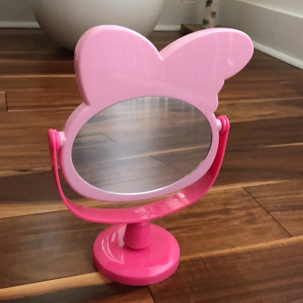 MY MELODY CHARACTER VANITY TOP PLASTIC MIRROR ADORABLE